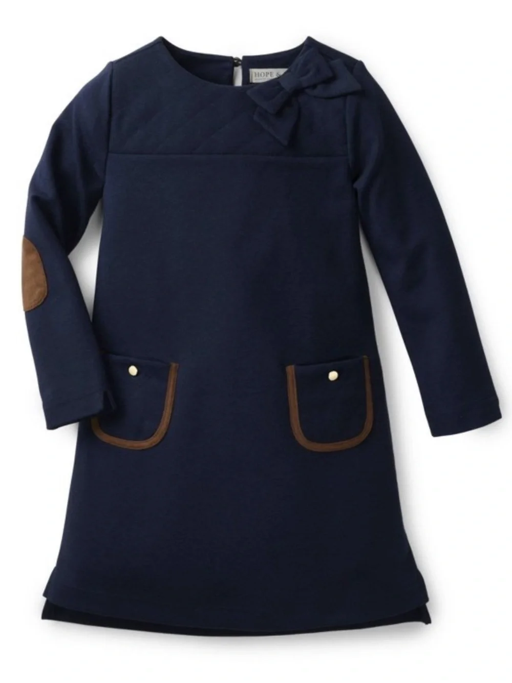 Hope & Henry Quilted Ponte Riding Dress